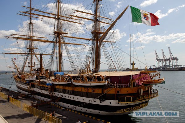 Парусник Amerigo Vespucci прибыл в Одессу