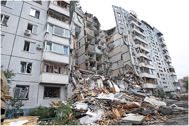 В Астрахани взорвался многоэтажный дом