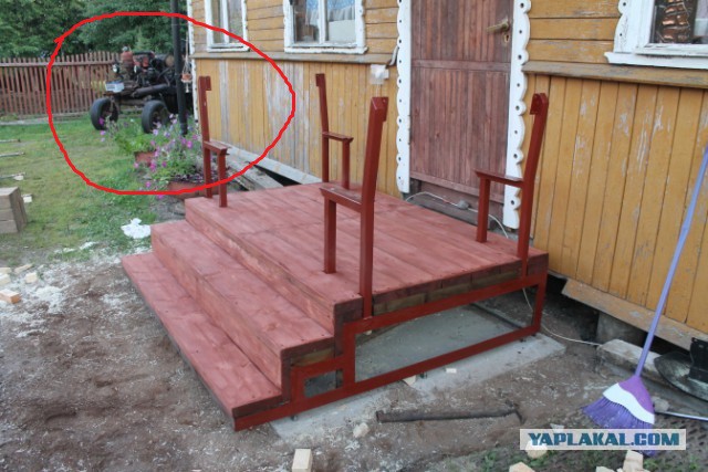 Новое крыльцо в Родительский дом