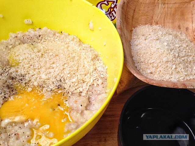 Котлеты из кальмара