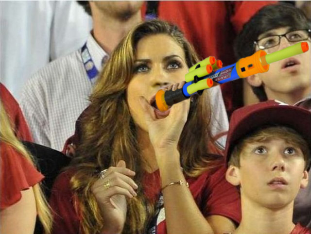 Фотожаба  Болельщица