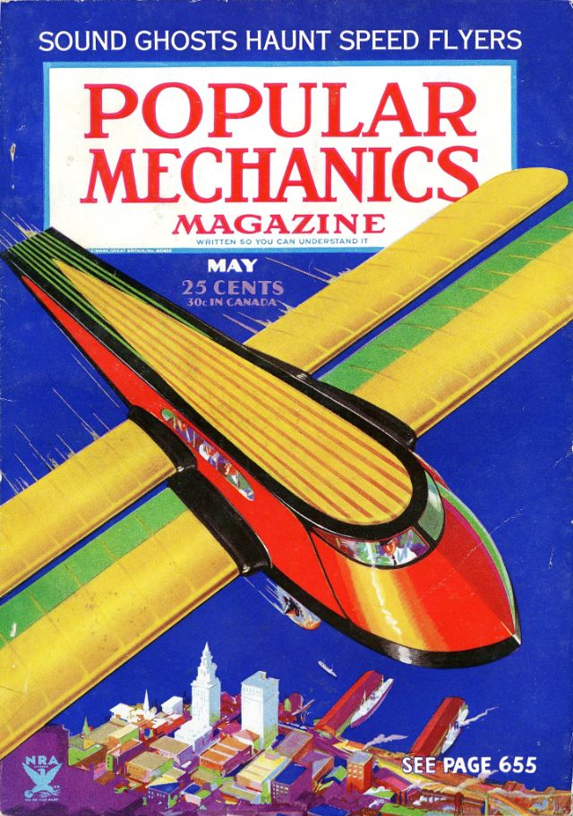 Технологическая утопия, которую мы потеряли: обложки журнала Popular Mechanics 30-х и 40-х годов