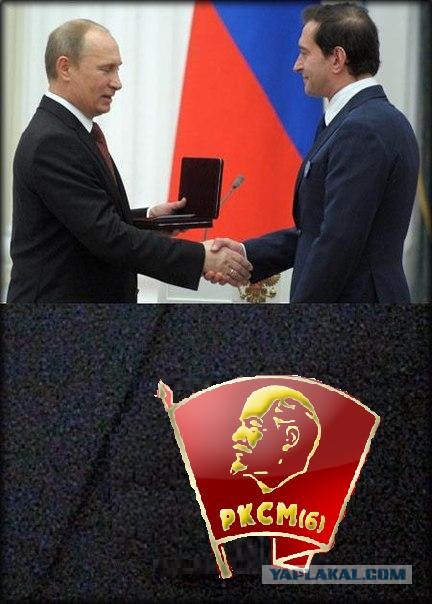 Хабенский пришел к Путину с интересным значком