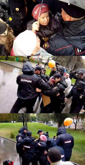 Одиночный пикет в Кемерово