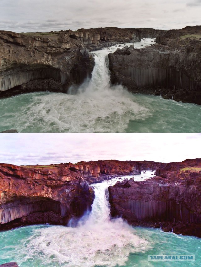 Красоты водопадов Исландии в фотографиях