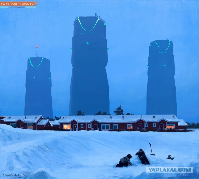 Повседневное будущее: Simon Stålenhag Art Gallery