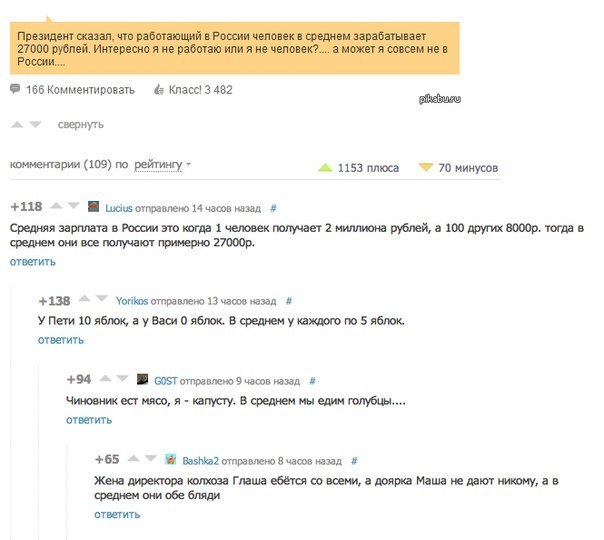 Смешные комментарии из социальных сетей