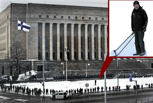 Массовые беспорядки в Хельсинки!
