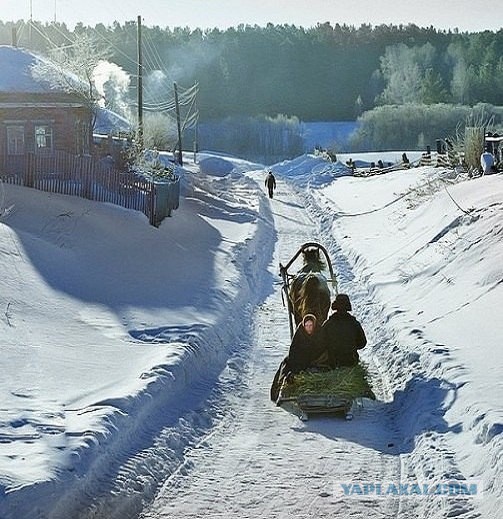 Зима в русской глубинке