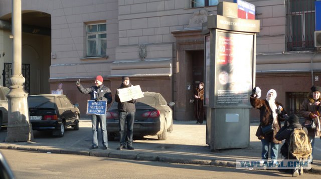 Автопробег "За Честные выборы в Москве"