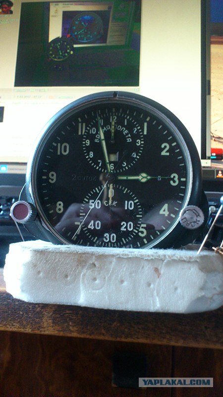 Самолетные часы с секундомером АЧС-1