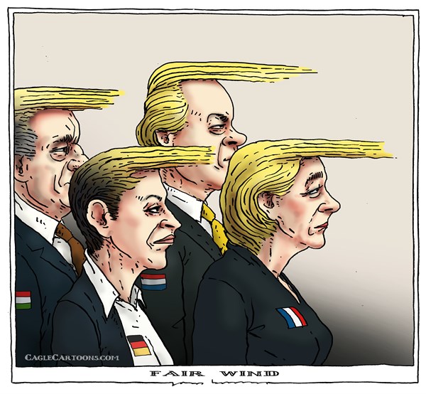 15 карикатур про нового президента США
