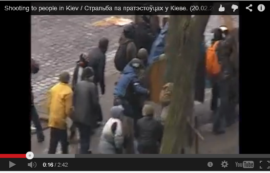 Видео стрельбы с места событий