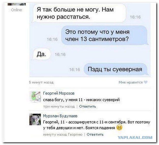 Комментарии из соцсетей, картинки