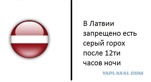 Нелепые законы разных стран
