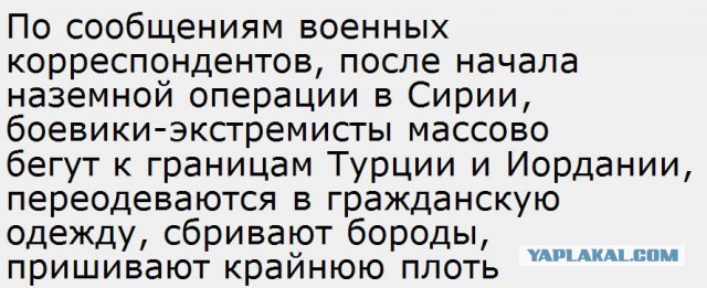 Услышал шум в небе - беги