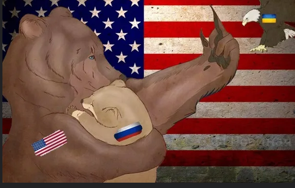 Трофейный американский БТР с флагами России и США атаковал позиции ВСУ на Запорожском направлении