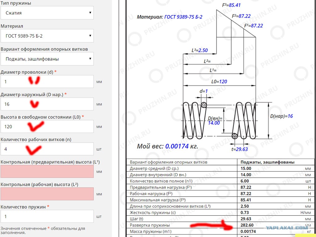 Рассчитать длину пружины. Формула расчета длины проволоки для пружины. Расчёт пружины сжатия формулы. Формула для расчета жесткости пружины. Усилие в пружине формула.