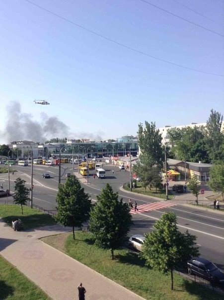 Начался обстрел аэродрома и окрестностей в Донецке