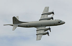Су-27 перехватил португальский Орион P-3