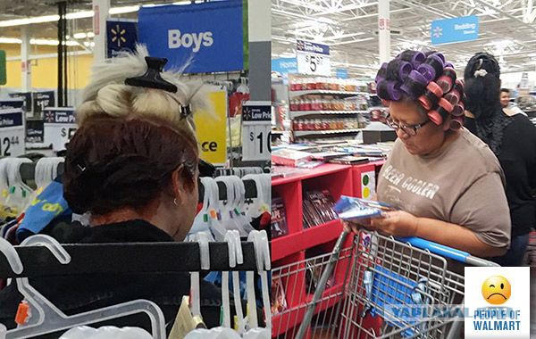 Экстравагантные покупатели Walmart