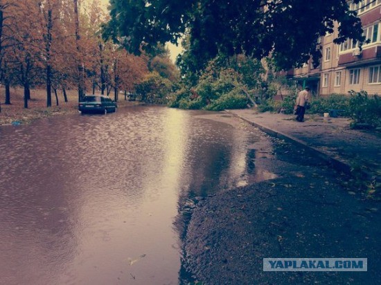 Ночной ураган в Днепропетровске, 24.09.2014.