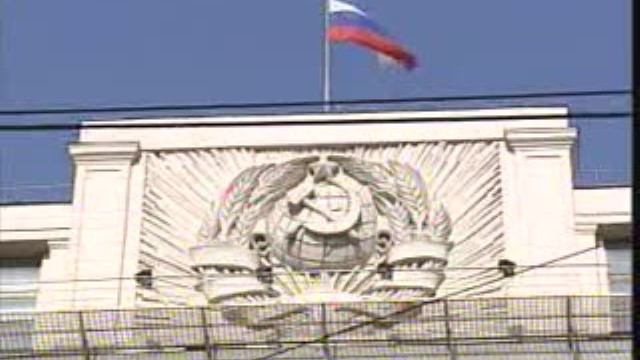 Во время инаугурации Путина флаг над Кремлем заклинило на флагштоке