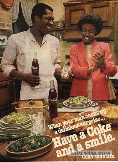 Старая реклама Coca-cola (13 принтов)