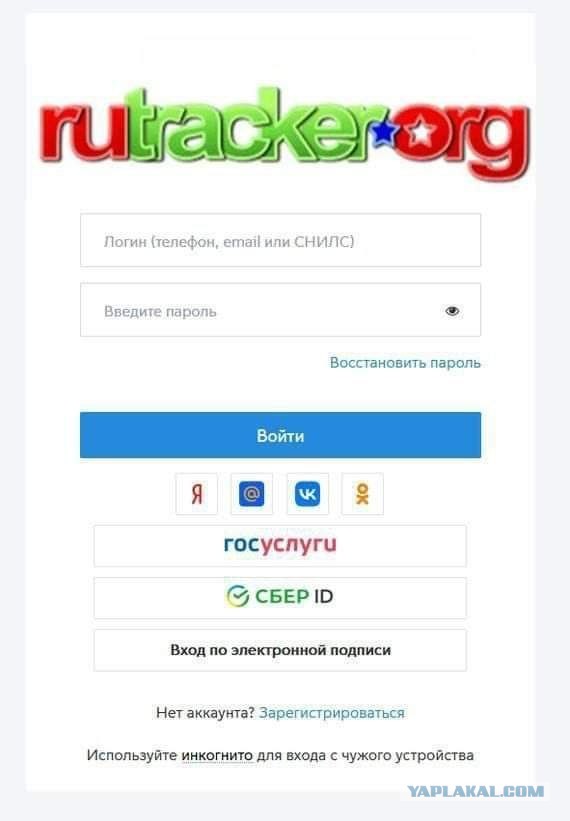 Торренты разблокированы