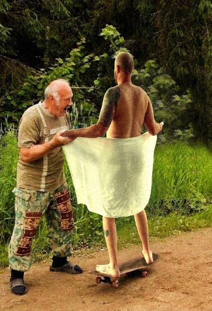 Фотожаба: Эксгибиционист