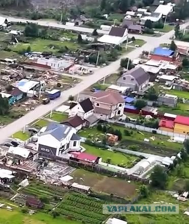 Последствия смерча в Кушве Свердловской области