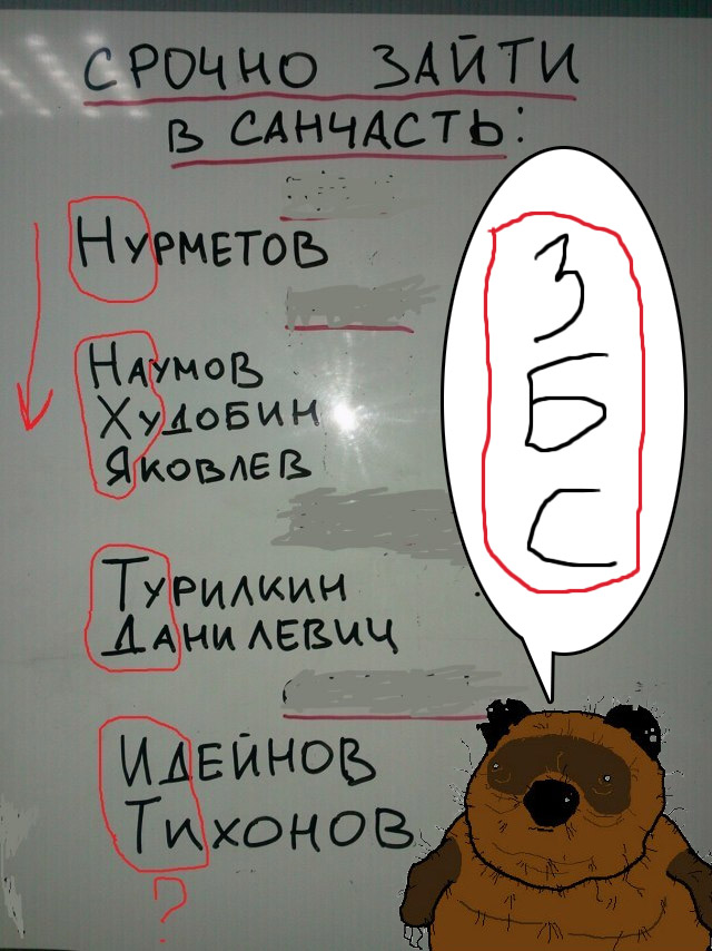 Объявление на доске