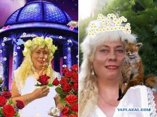 «Шедевры» фотошопа на странице в Facebook