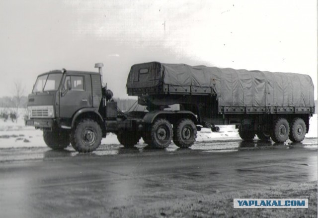 Автопробег грузовиков КАМАЗ 1978 год.