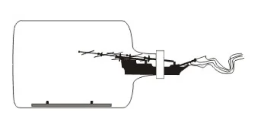 Как корабль оказывается в бутылке?