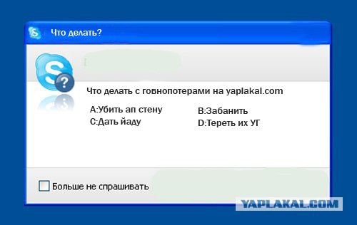 Фотожаба: Назойливый Skype