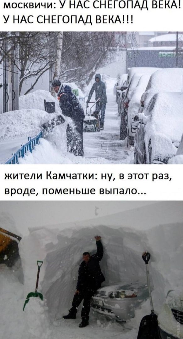⚡️Неимоверно Мощнейший снегопад в Москве