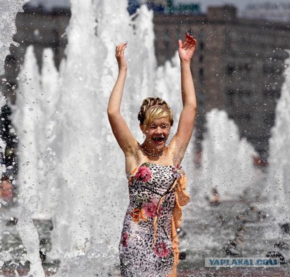 Жара в Москве бьет рекорды