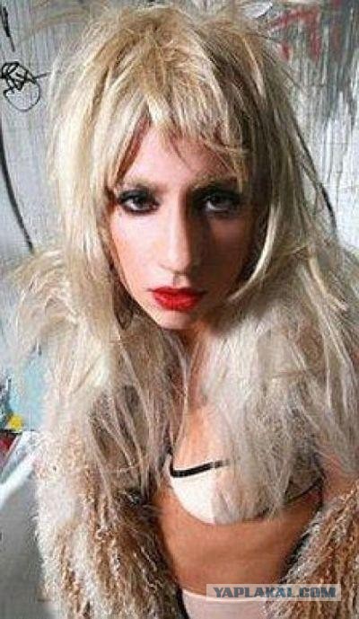 Леди Гага без косметики
