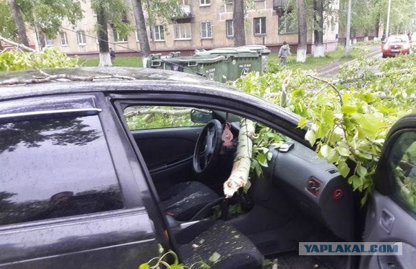 В Ростовской области бушует ураган