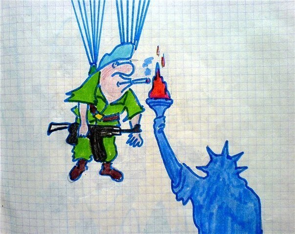 Карикатуры о России.