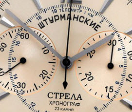 Самолетные часы с секундомером АЧС-1