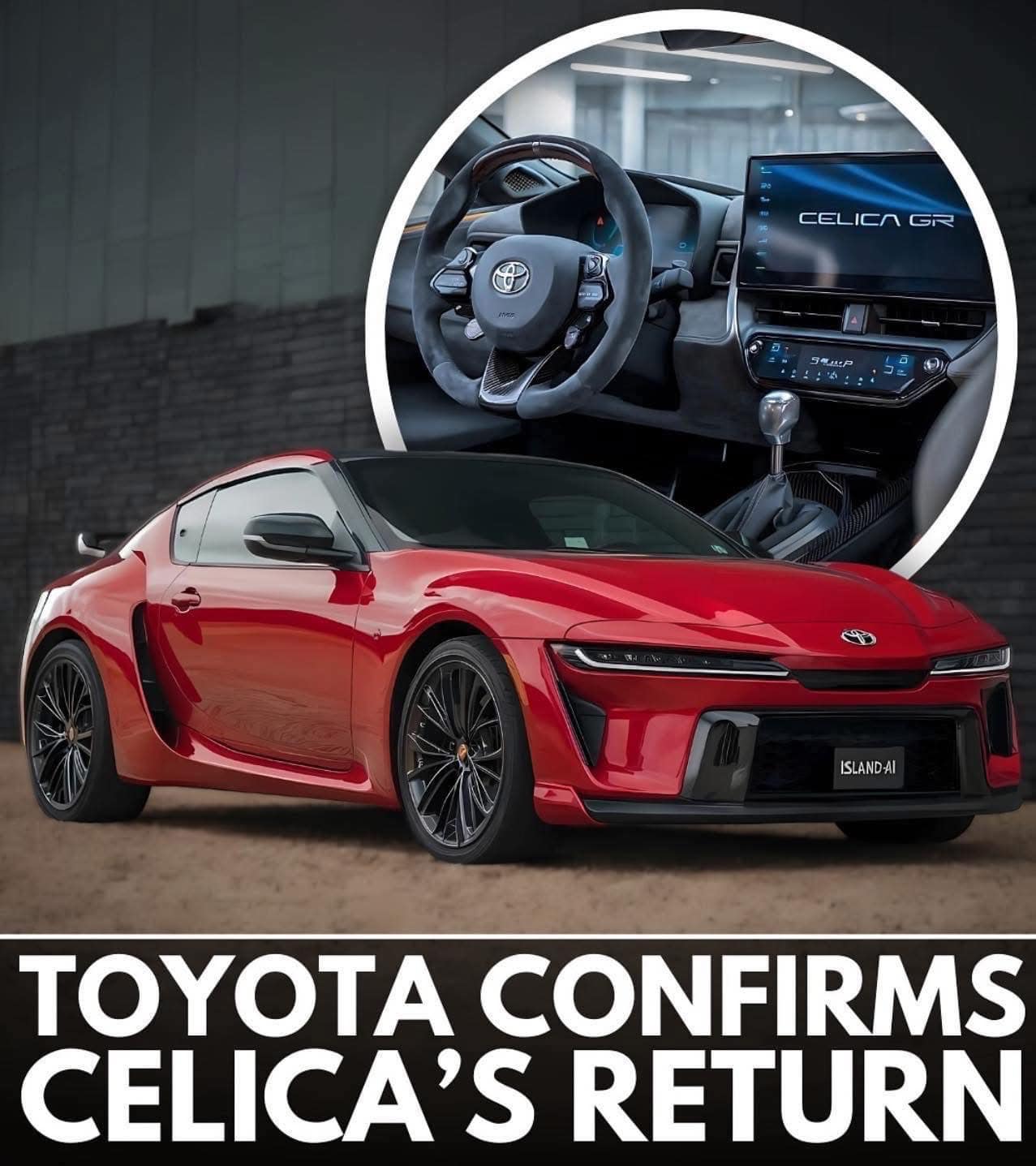 Совершенно новая Toyota Celica, которая будет работать на бензине, возвращается c новым двигателем Toyota мощностью более 400 лс