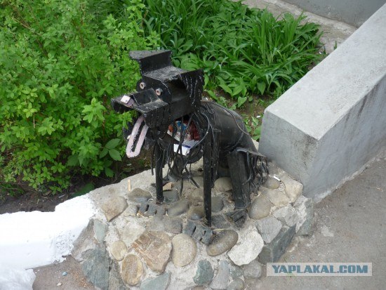 Креативная пёсомусорка