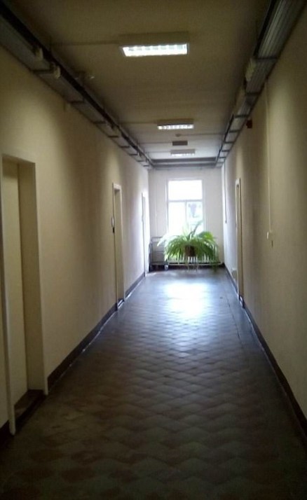 Знаменитое фото в Освенциме. Здание за воротами - что это такое