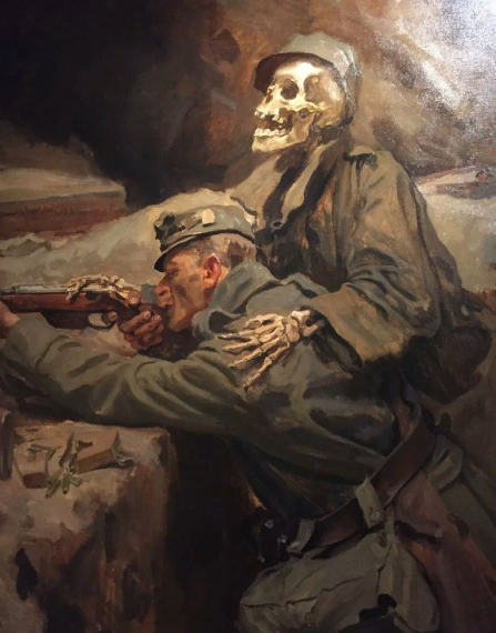 "Мальчик встречает Смерть". Hans Anderson Brendekilde (1857-1942)