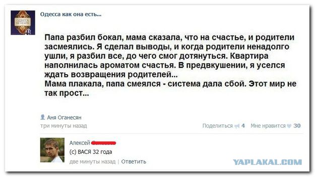 Смешные комментарии 24.04.2016