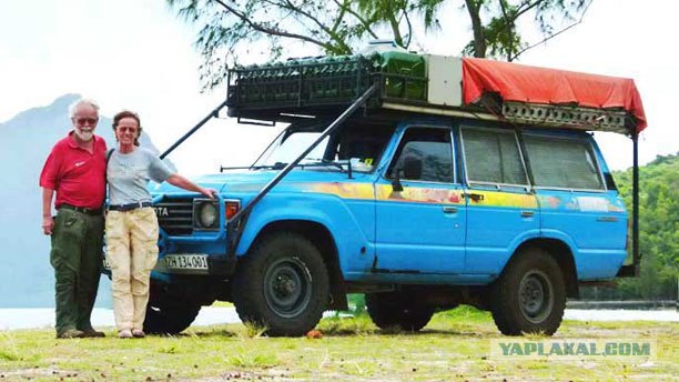 Путешествовал на внедорожнике Mercedes 23 года