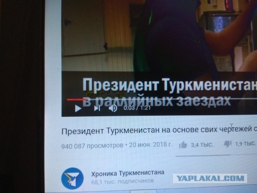 Президент Туркменистанa на основе свoих чертежей собрал гоночную машину