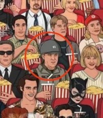 Какого актера изобразили дважды?